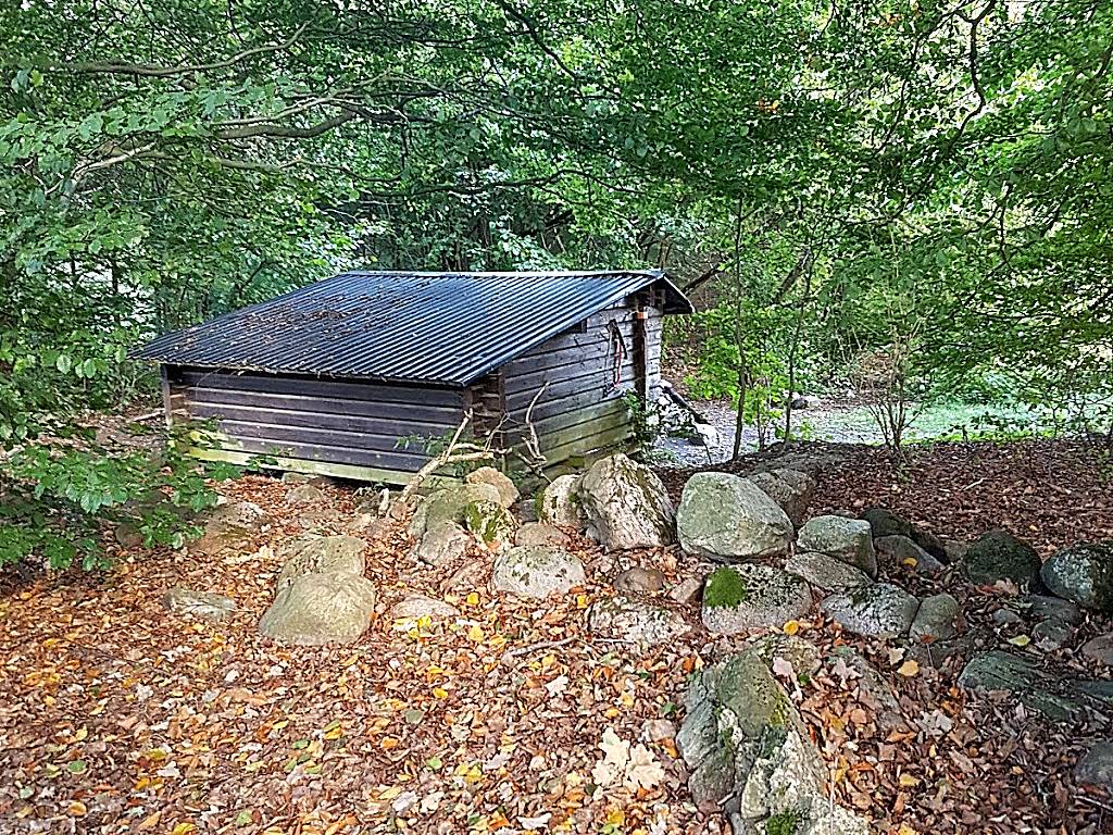 Krika skog Skåneleden lägerplats