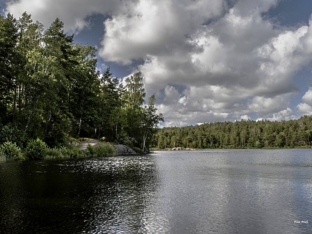 Badplats Stora Mölnesjön