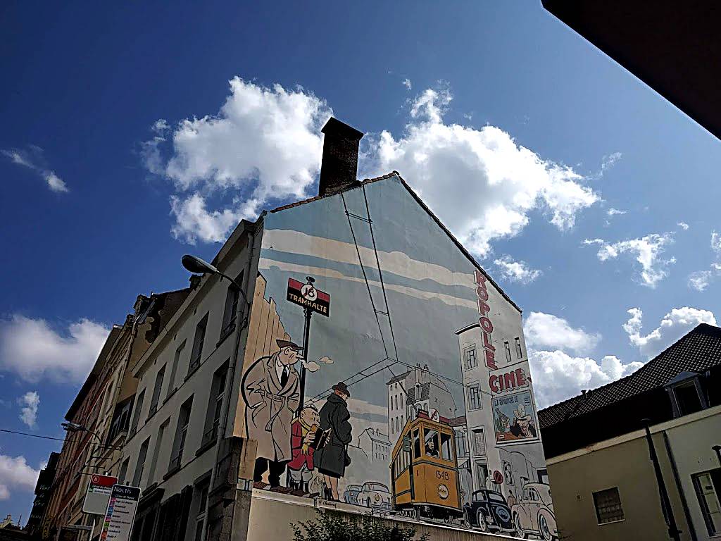 Le Jeune Albert - Mur BD - Street Art