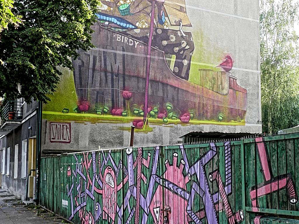 Mural nowoczesny