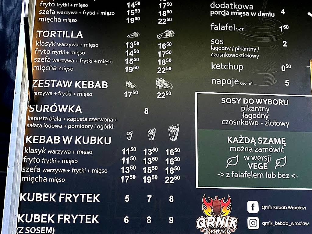 Qrnik Kebab Wrocław - Najlepszy Kebab Wrocław