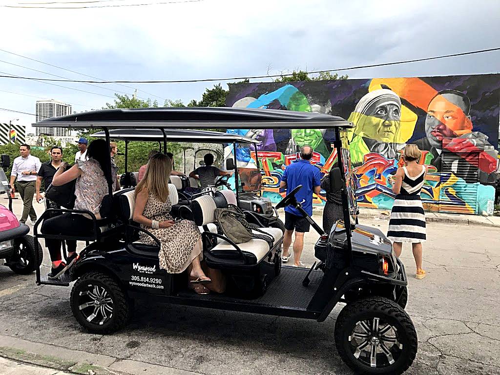 Miami Wynwood Arts District Graffiti Street Art Golf Cart Tour
