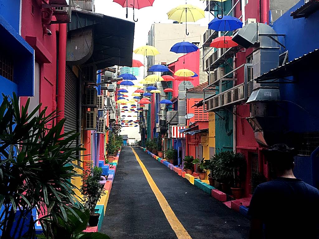Umbrella Walk (Brickfields Street Art)