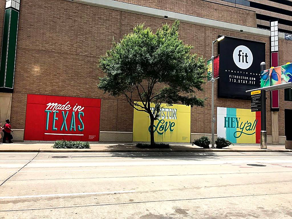 Downtown Houston Pandr Murals