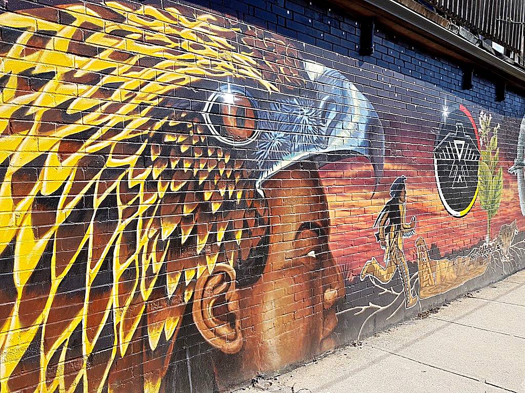 Street Art: Mural of Indigenous History