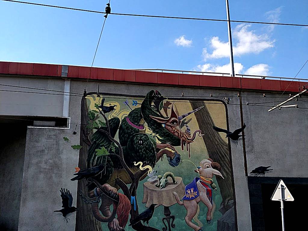 Mural Rondo Mogilskie
