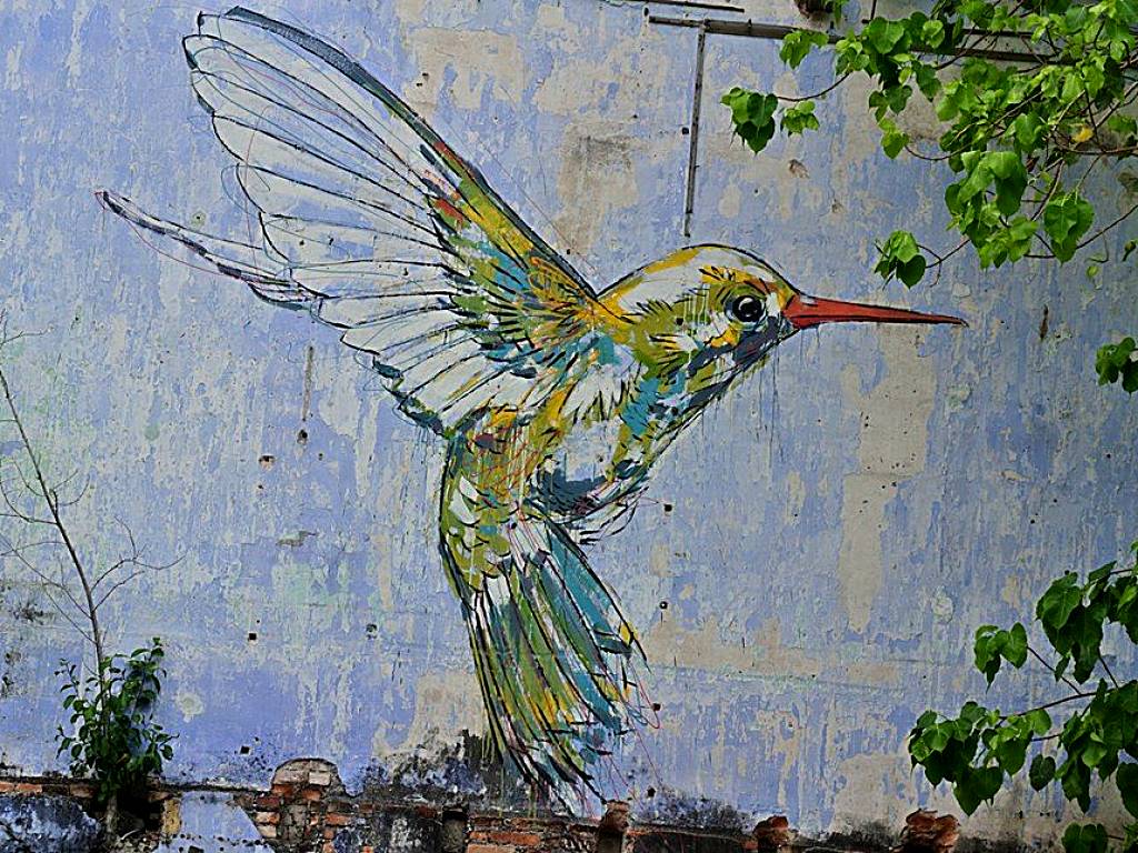 Ipoh Mural - No.4 Hummingbird