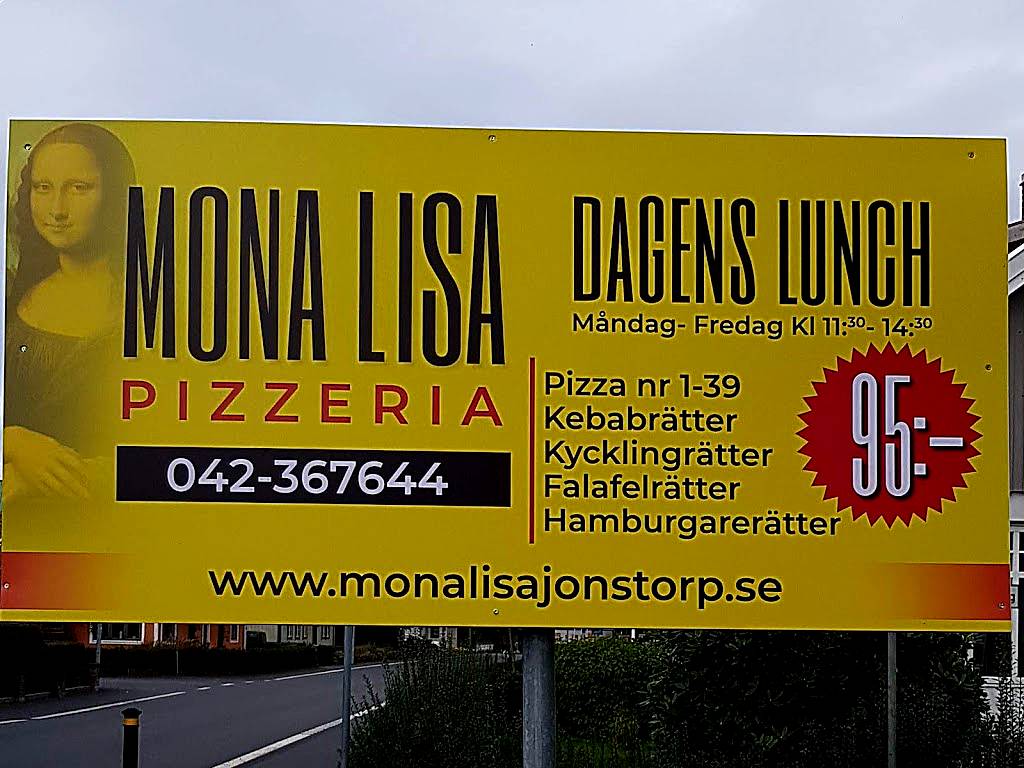 Pizzeria Mona Lisa i Jonstorp