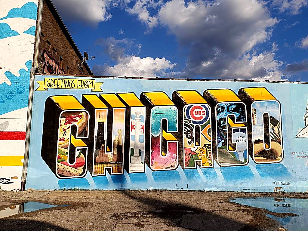 Greetings From Chicago Mural